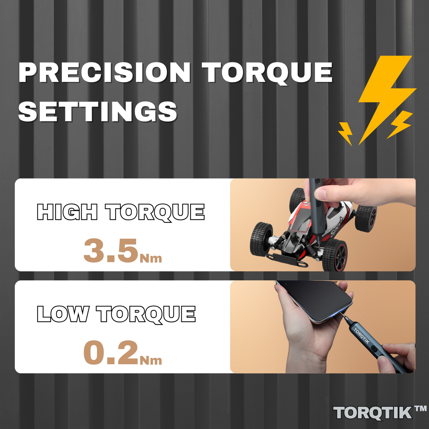 TorqTik™ Precision Electric Screwdriver